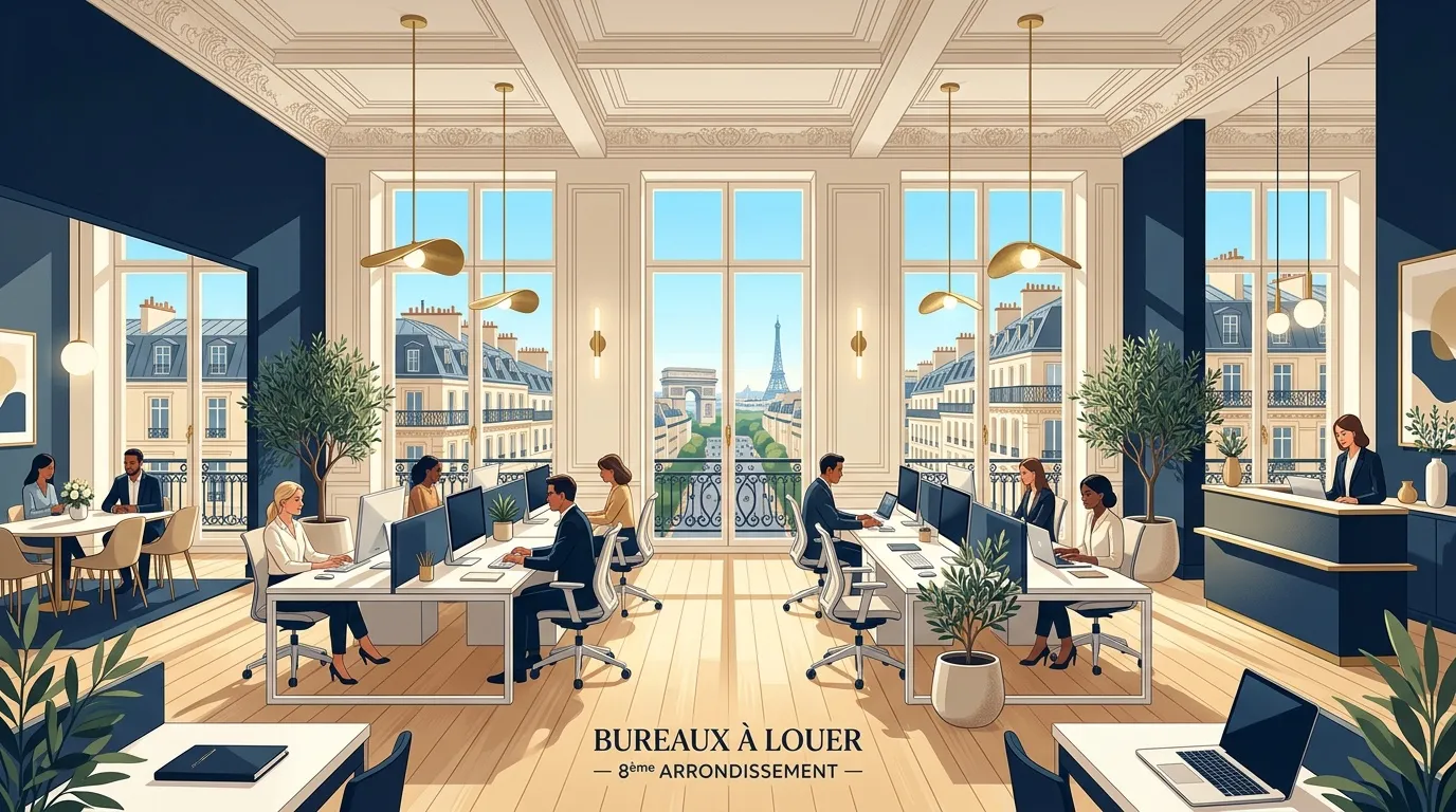 1 Rue de Stockholm Paris 8 : bureaux à louer