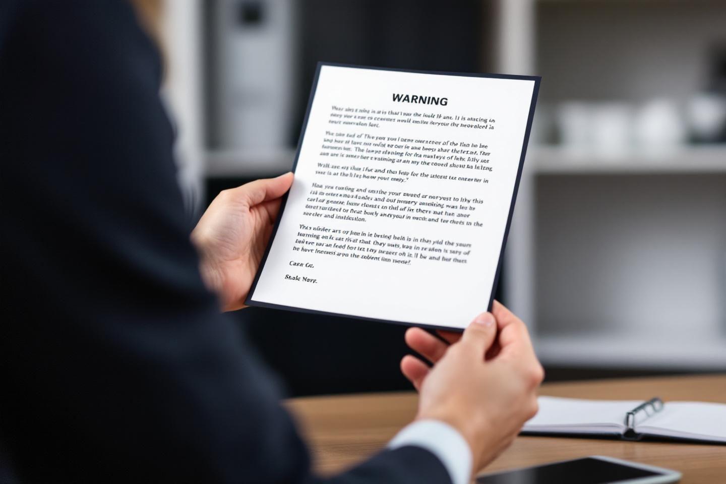 Avertissement au travail : motifs, conséquences et comment contester cette sanction disciplinaire