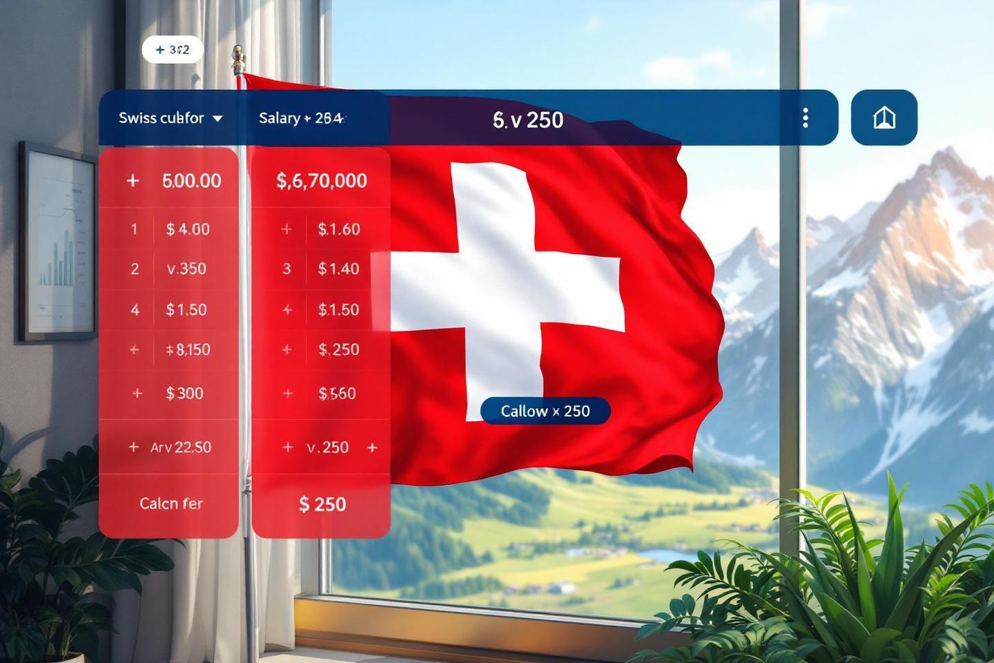 Calculateur salaire brut en net Suisse - simulateur de conversion pour revenus suisses