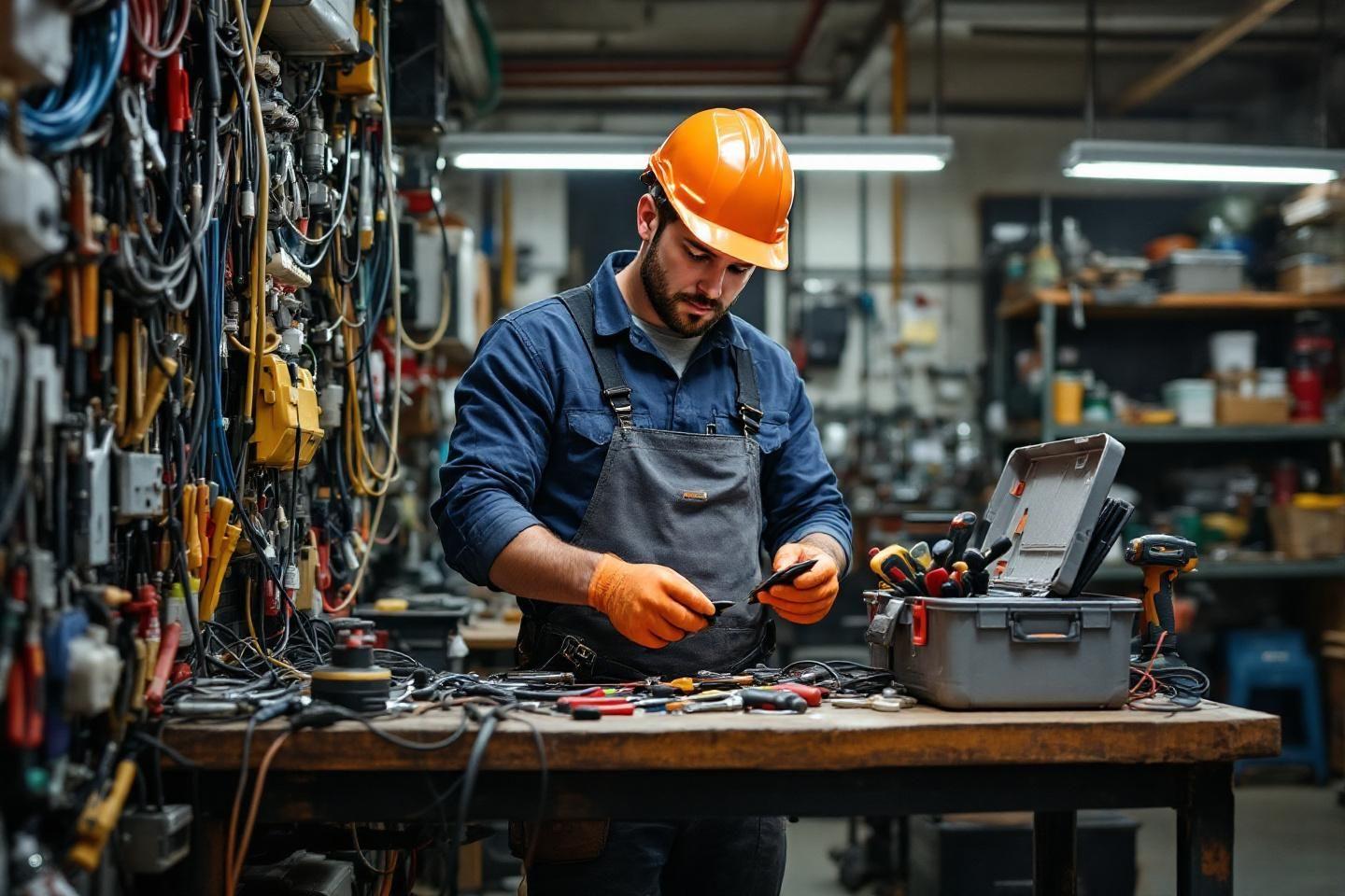 Code APE pour électricien : travaux d'installation électrique (43.21A)