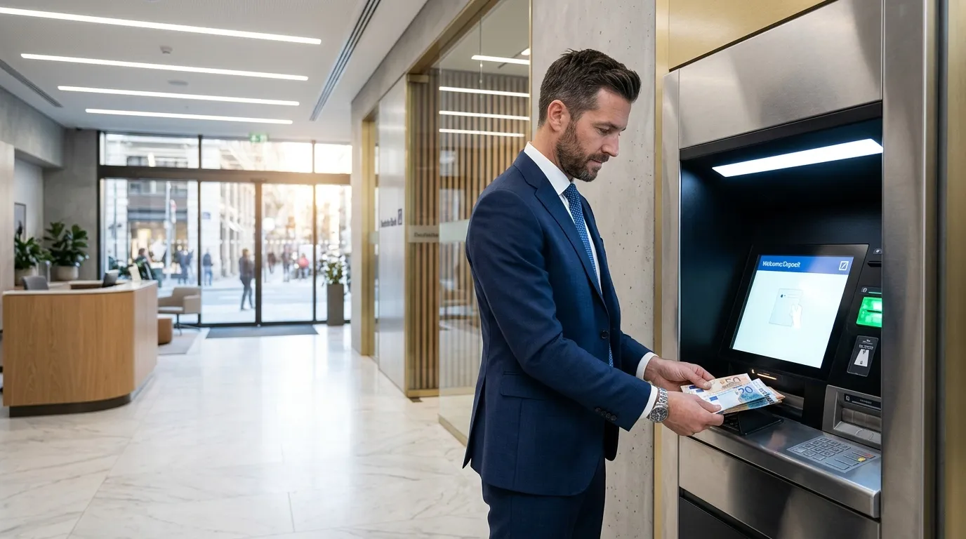 Dépôt espèce automate : délai et conditions