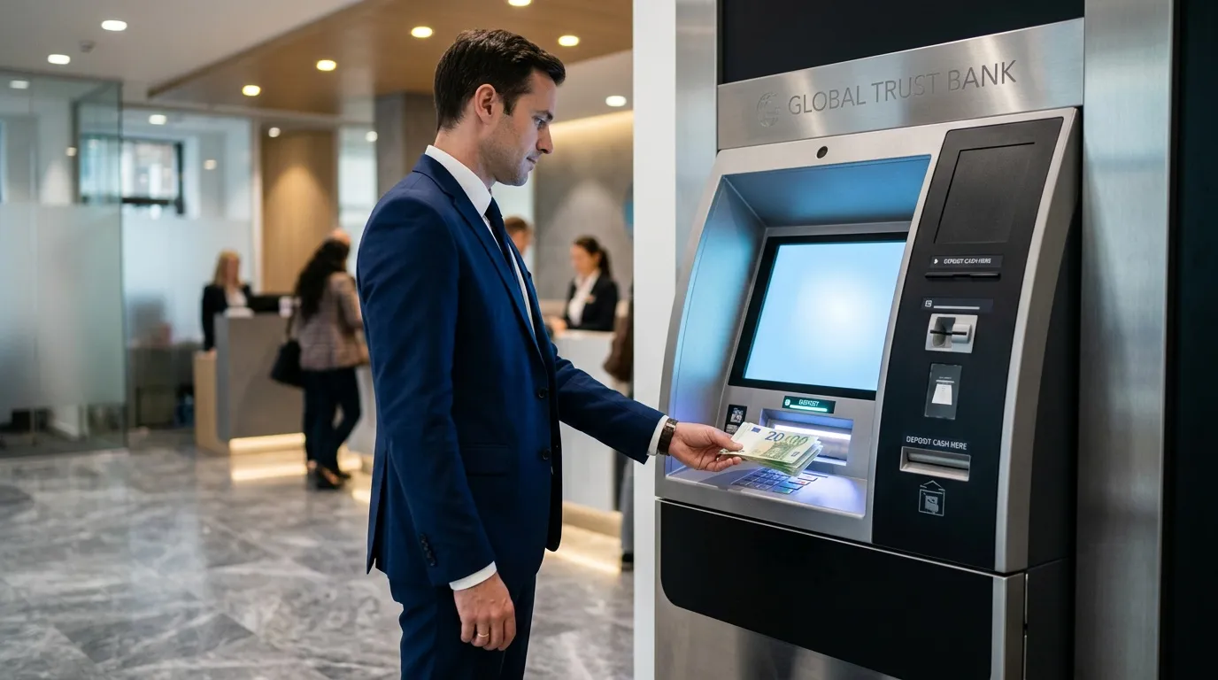 Dépôt espèce automate : délais et conditions