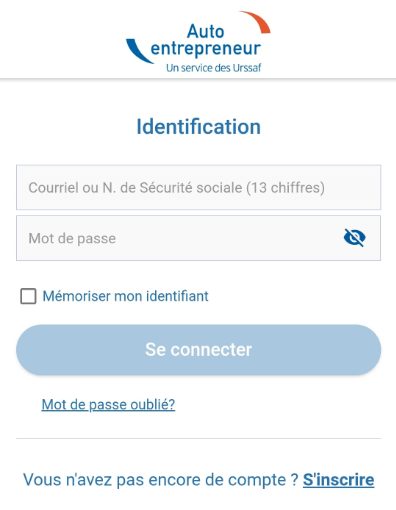 identifiant-appli-autoentrepreneur-urssaf