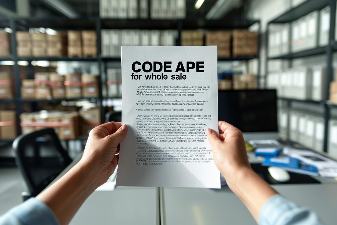 Quel est le code APE pour le commerce de gros ? Guide complet et définition