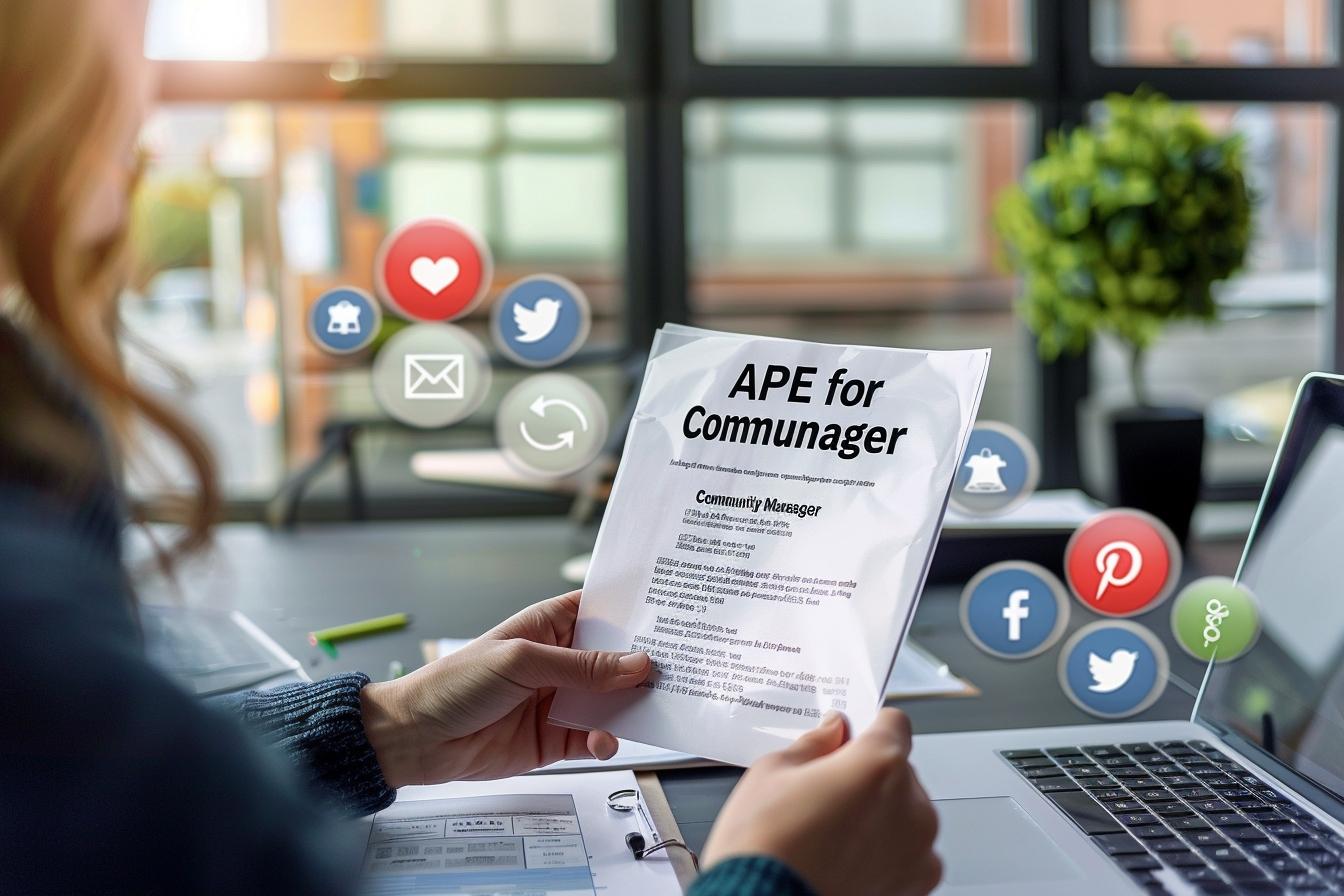 Quel est le code APE pour un community manager ? Guide complet