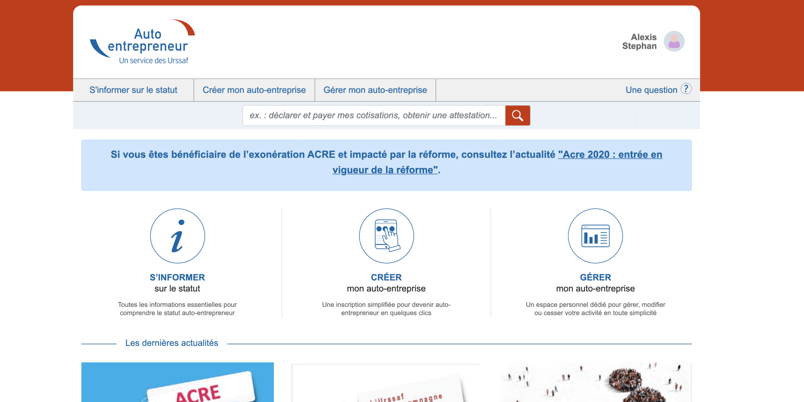 Report des charges sociales Urssaf (Mars et Avril)