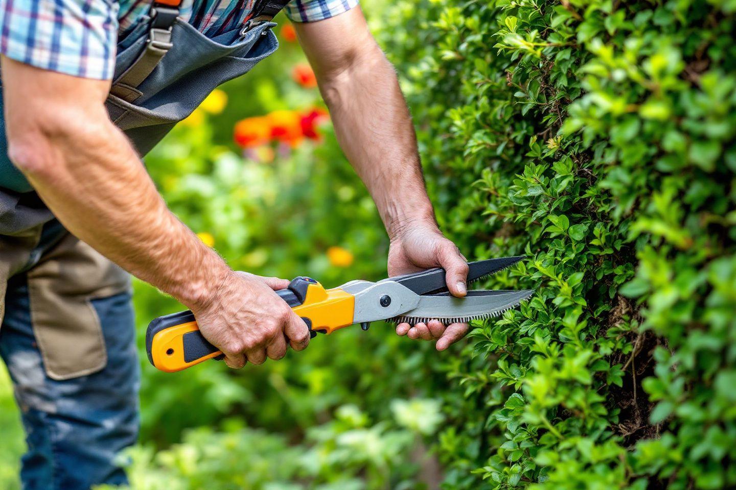 Tarif horaire jardinier taille haie : prix moyen, coût et conseils