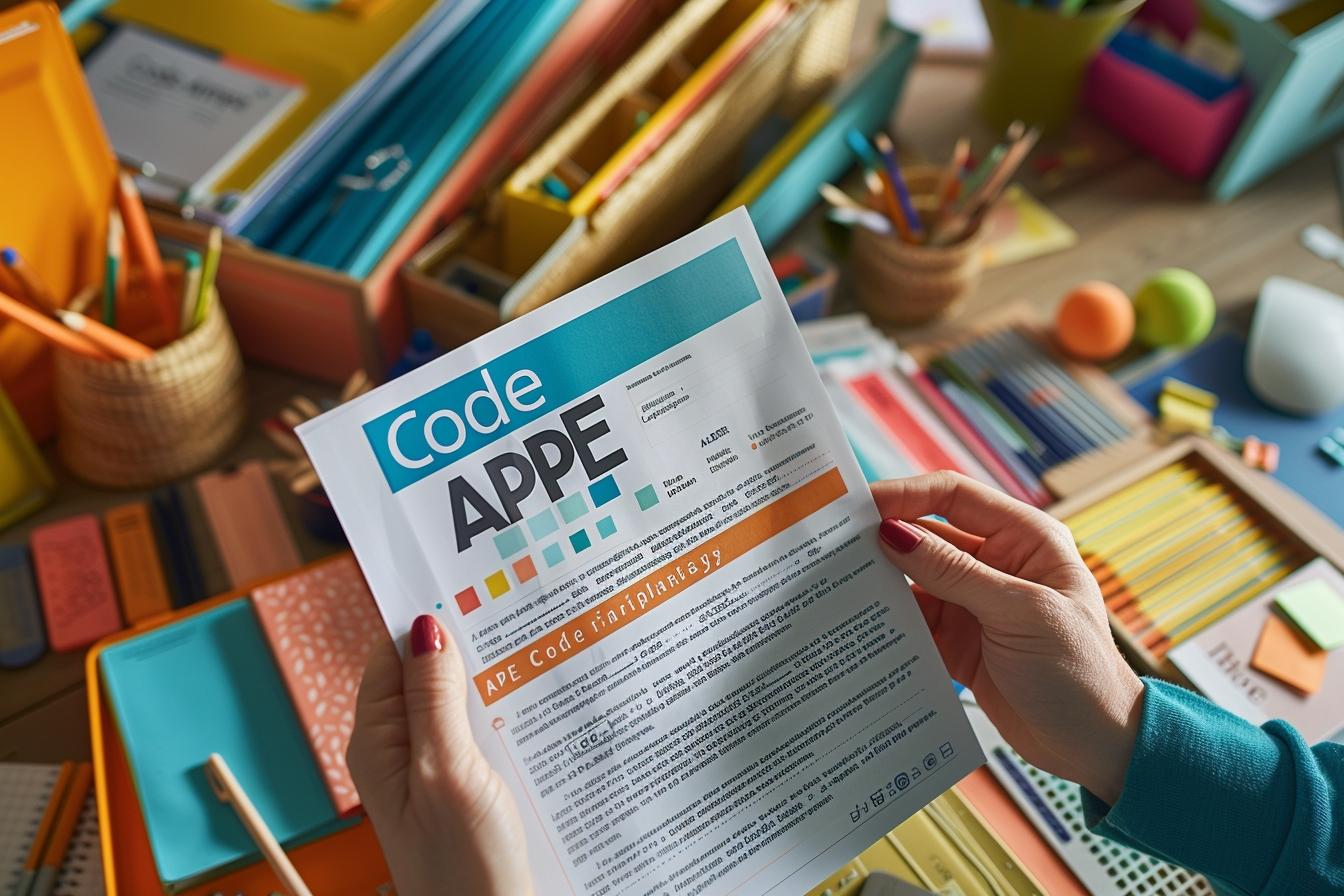 Trouver le bon code APE pour votre activité de home organiser en 2023