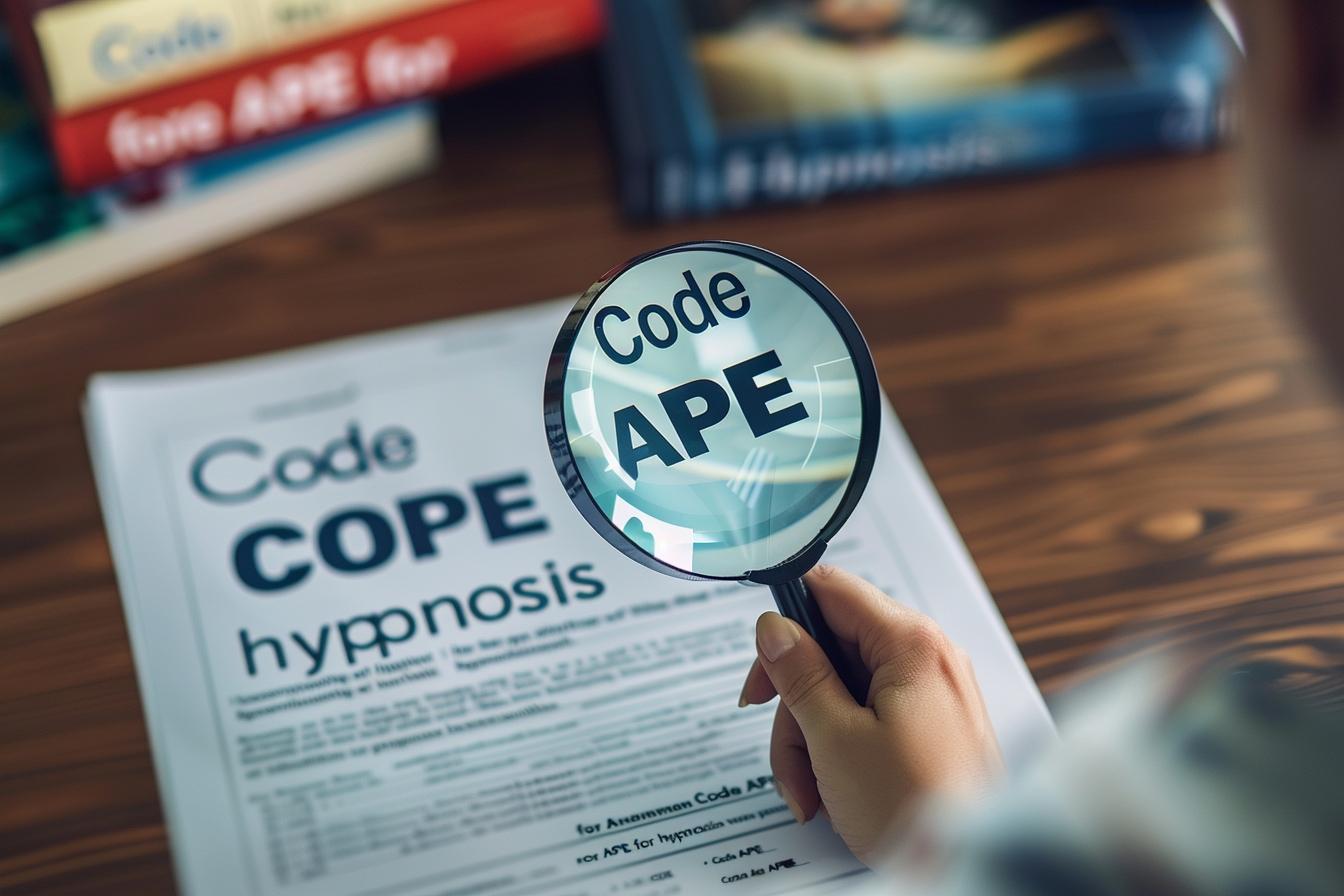 Trouver le bon code APE pour votre activité d'hypnose : Guide complet